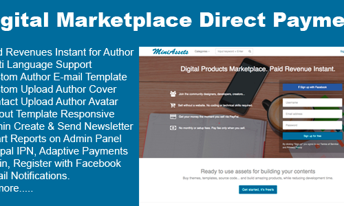Download Digital Products Marketplace Direct Payment