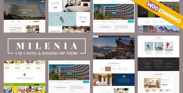 Milenia v1.1.8 – Hotel & Booking WordPress Theme