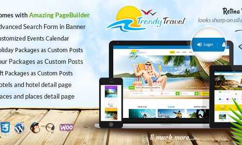 Download Trendy Travel v4.5 – Multipurpose Tour Package WP Theme