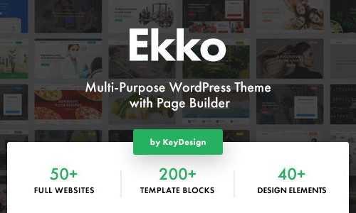 Download Ekko v1.3 – Multi-Purpose WordPress Theme with Page Builder