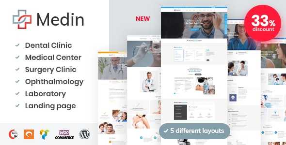 Medin v1.6.1 – Medical Center WordPress Theme