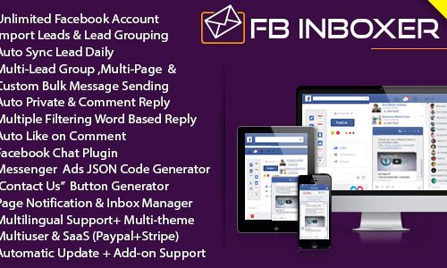 Download FB Inboxer v4.0 – Master Facebook Messenger Marketing Software