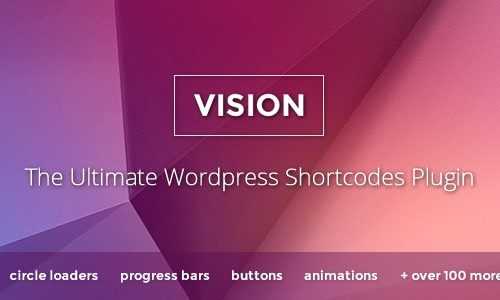 Download Vision v3.4.3 – WordPress Shortcodes Plugin