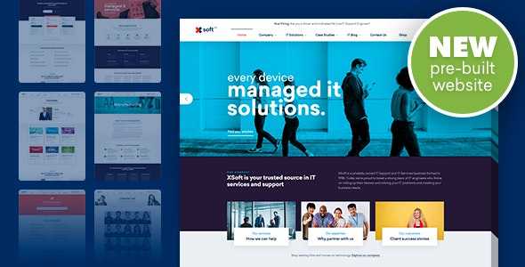 Nanosoft v1.1.10 – WP Theme for IT Solutions and Services Company