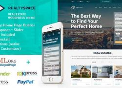 Realtyspace v1.4.17 – Real estate WordPress Theme