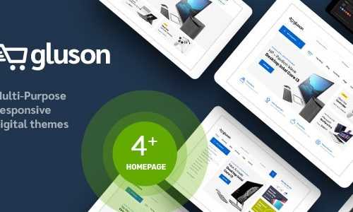 Download Gluson v1.0 – Digital Theme for WooCommerce WordPress
