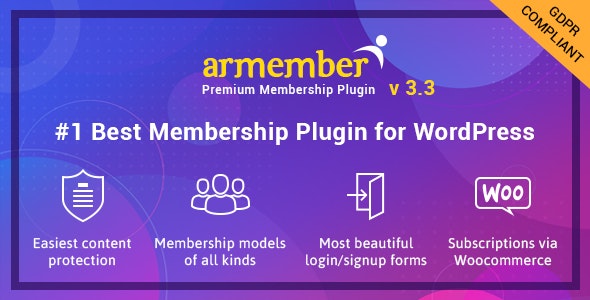 ARMember v3.3.3 – WordPress Membership Plugin