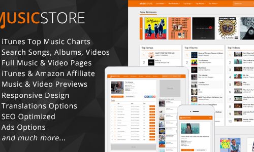 Download MusicStore – Music Affiliate Script
