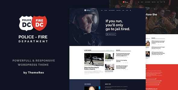 Police & Fire Department and Security Business v1.3 – WordPress Theme