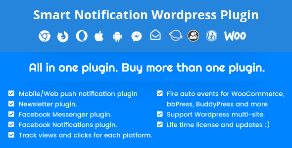 Smart Notification WordPress Plugin v9.0