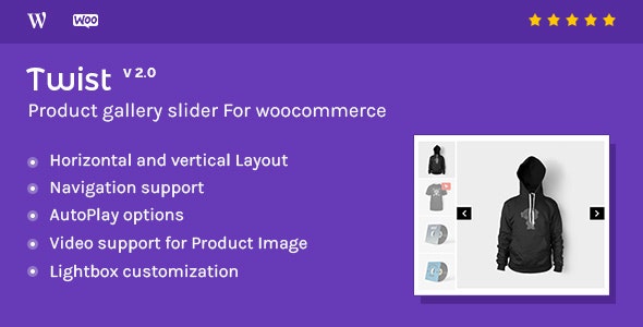 Twist v2.1 – Product Gallery Slider for Woocommerce