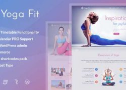 Yoga Fit v1.2.5 – Sports, Fitness & Gym WordPress Theme
