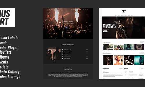 Download Musart v1.1.3 – Music Label and Artists WordPress Theme