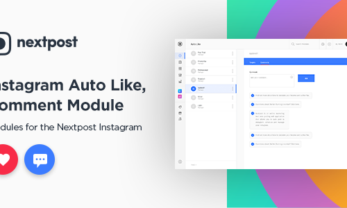Download Instagram Auto Like & Comment Modules for Nextpost Instagram