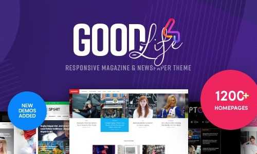 Download GoodLife v4.1.7.1 – Responsive Magazine Theme