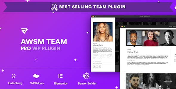 The Team Pro v1.6.1 – Team Showcase WordPress Plugin