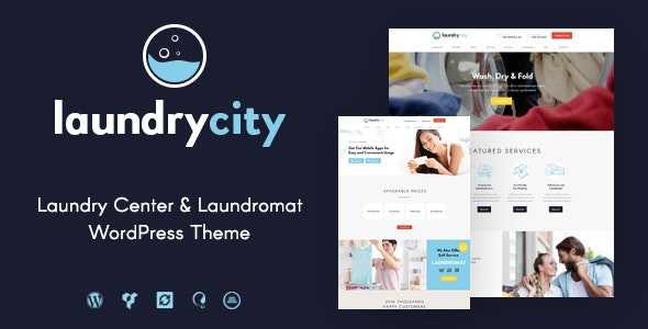 Laundry City v1.2.6 – Dry Cleaning & Washing Services WordPress Theme