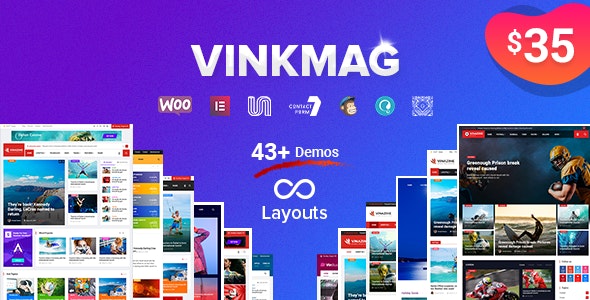 Vinkmag v2.8 – Multi-concept Creative Newspaper