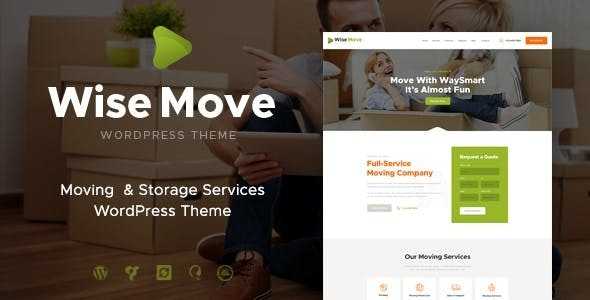 Wise Move v1.1.4 – Relocation and Storage Services WordPress Theme