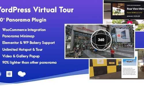 Download WordPress Virtual Tour 360 Panorama Plugin v1.0.1