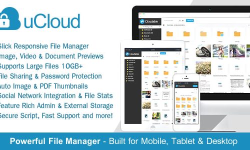 Download uCloud v1.4.1 – File Hosting Script – Securely Manage, Preview & Share Your Files