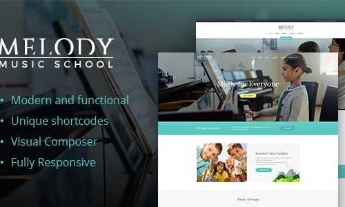 Download Melody v1.6.3 – School of Arts & Music School WordPress Theme