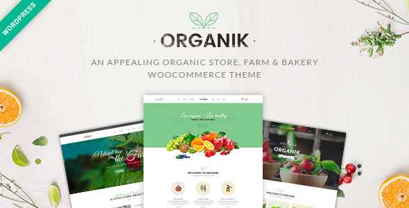 Organik v2.8.0 – An Appealing Organic Store