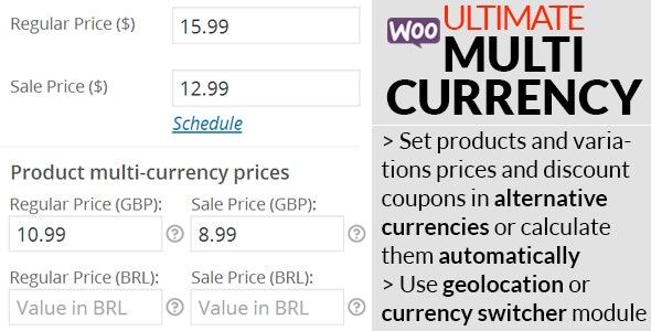 WooCommerce Ultimate Multi Currency Suite v1.12.1