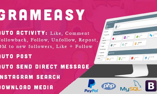 Download GramEasy v1.5 – Instagram Automatic Tool