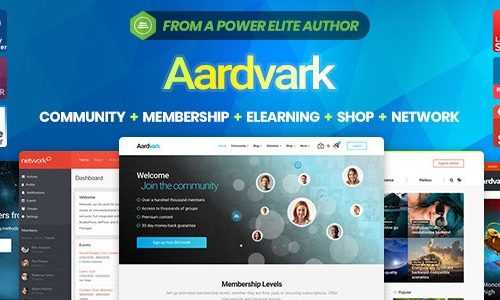 Download Aardvark v4.16.1 – Community, Membership, BuddyPress Theme