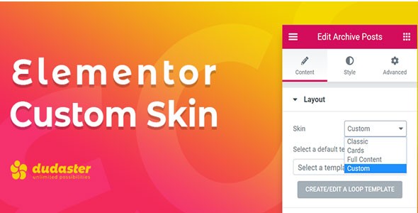 Elementor Custom Skin Pro v1.3.2