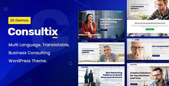 Consultix v2.1.2 – Business Consulting WordPress Theme