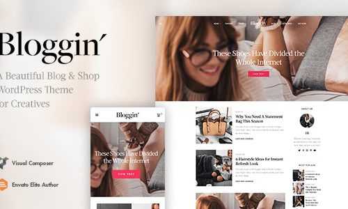 Download Blggn v1.4.0 – A Responsive Blog & Shop WordPress Theme