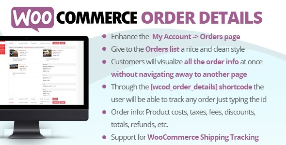 WooCommerce Order Details v2.4