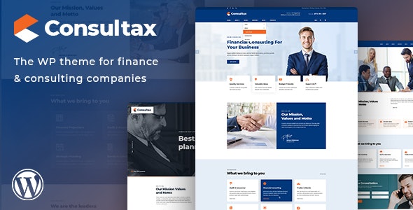 Consultax v1.0.5 – Financial & Consulting WordPress Theme