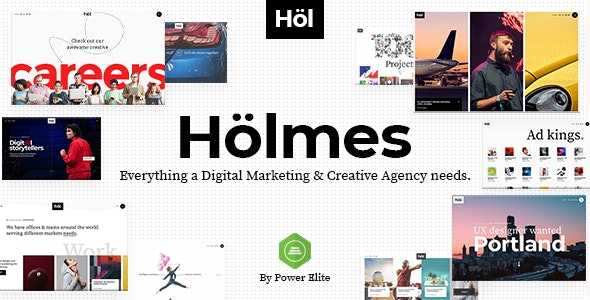 Holmes v1.2 – Digital Agency WordPress Theme