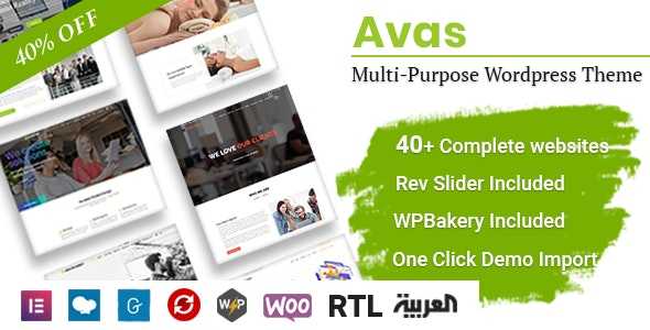 Avas v6.0.7 – Multi-Purpose WordPress Theme