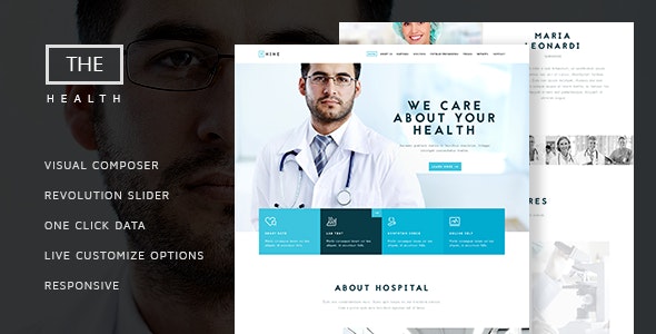 The Hospital v1.7 – One and Multi Page Health Theme