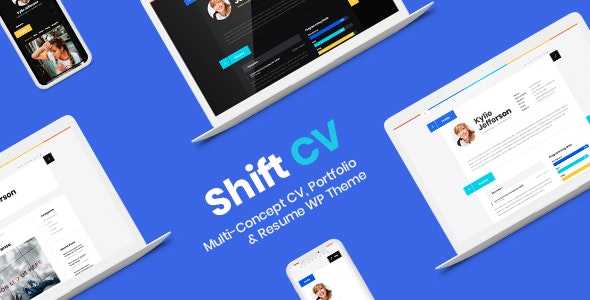 ShiftCV v3.0.3 – Blog Resume Portfolio WordPress