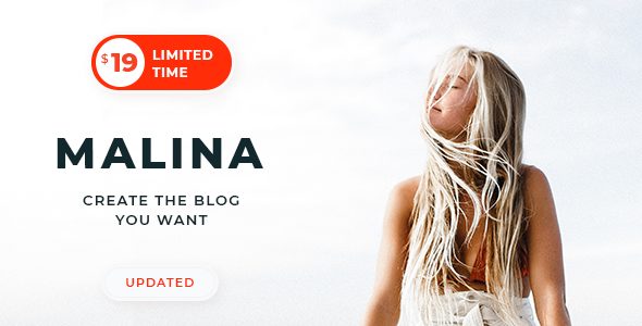 Malina v1.6.4 – Personal WordPress Blog Theme