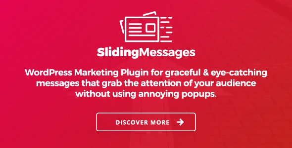 Sliding Messages v3.1 – WordPress Marketing Plugin