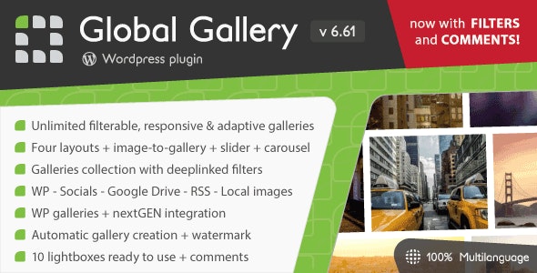Global Gallery v6.611 – WordPress Responsive Gallery