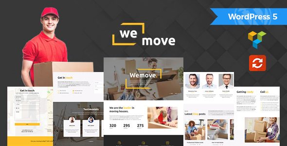 WeMove v1.2 – Home Moving & Logistic WordPress Theme