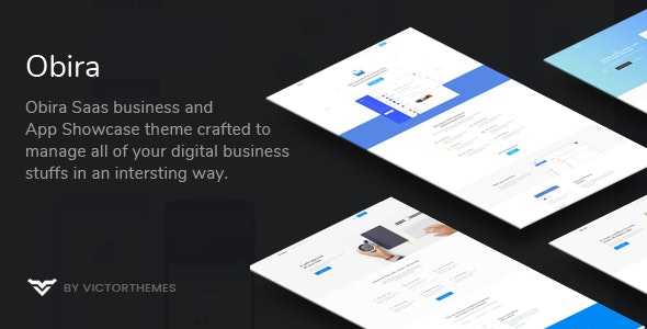 Obira v1.9.2 – SaaS Business & App Showcase WordPress Theme