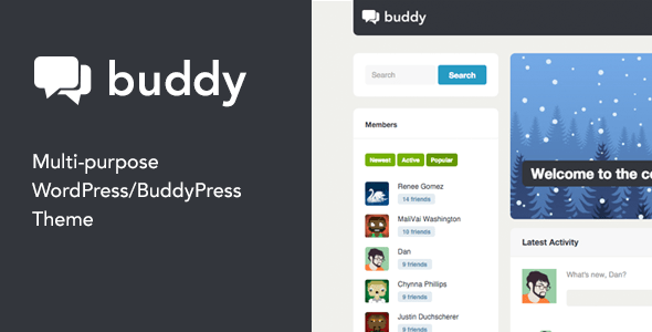 Buddy v2.20.3 – Multi-Purpose WordPress / BuddyPress Theme