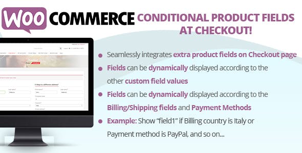Conditional Product Fields at Checkout v3.9