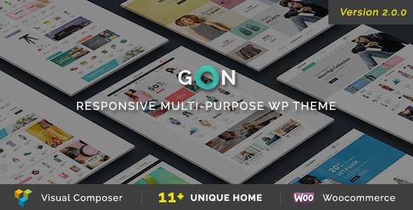 Gon v2.0.3 – Responsive Multi-Purpose WordPress Theme
