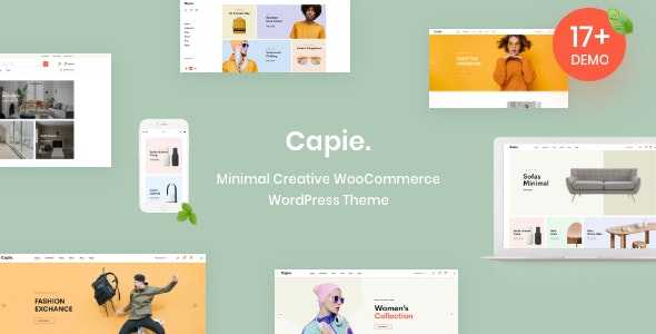 Capie v1.0.7 – Minimal Creative WooCommerce WordPress Theme