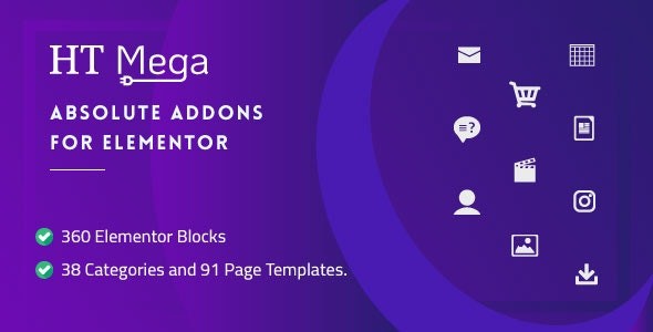 HT Mega Pro v1.2.0 – Absolute Addons for Elementor Page Builder
