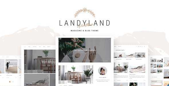 Landyland v1.1 – Responsive Clean Blog & Magazine Theme